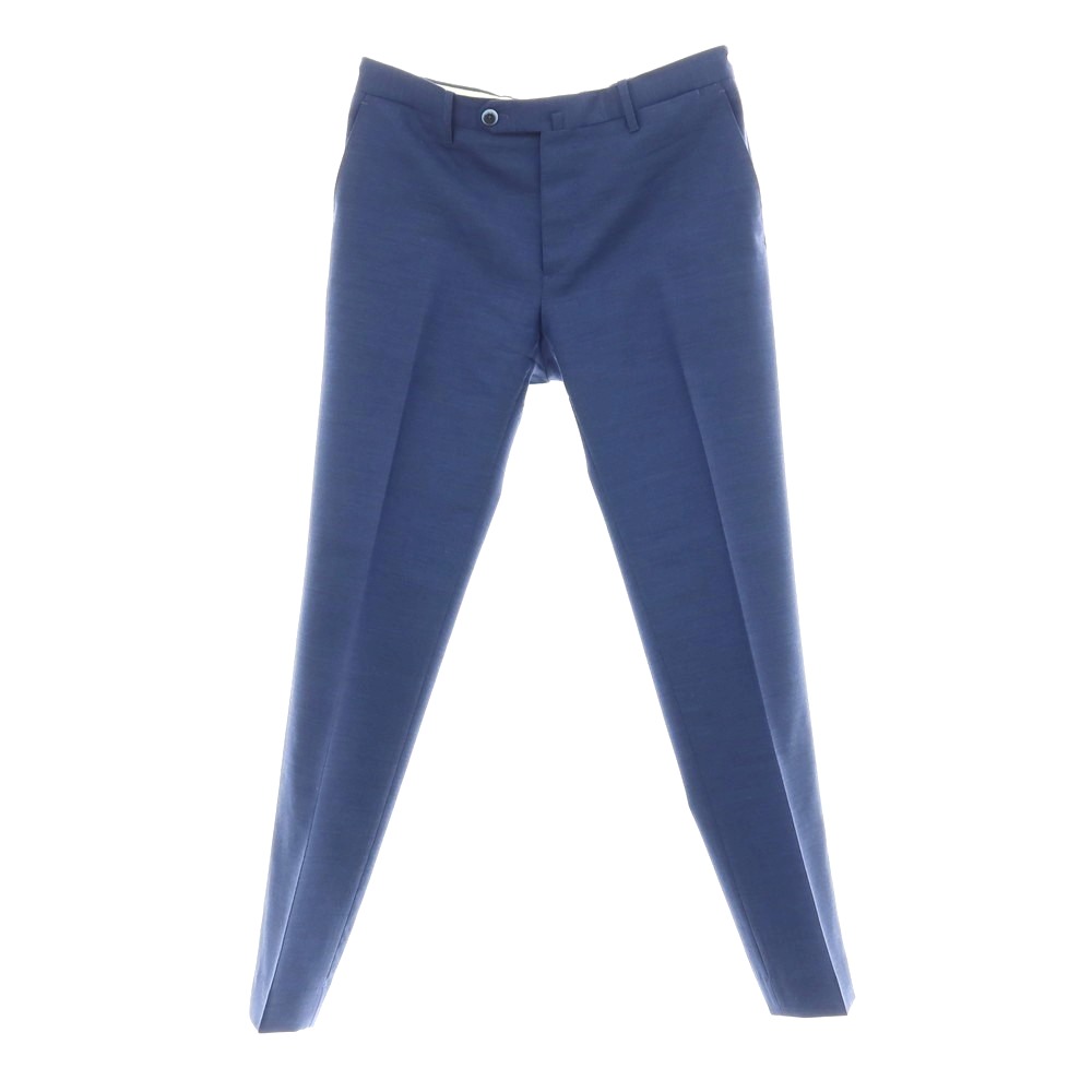 【中古】ジーティーアー G.T.A IL PANTALONE 羊毛 ドレススラックスパンツ 青色系【大きさ48】【S/S】【物質の状態価値づけるA】【メンズ】