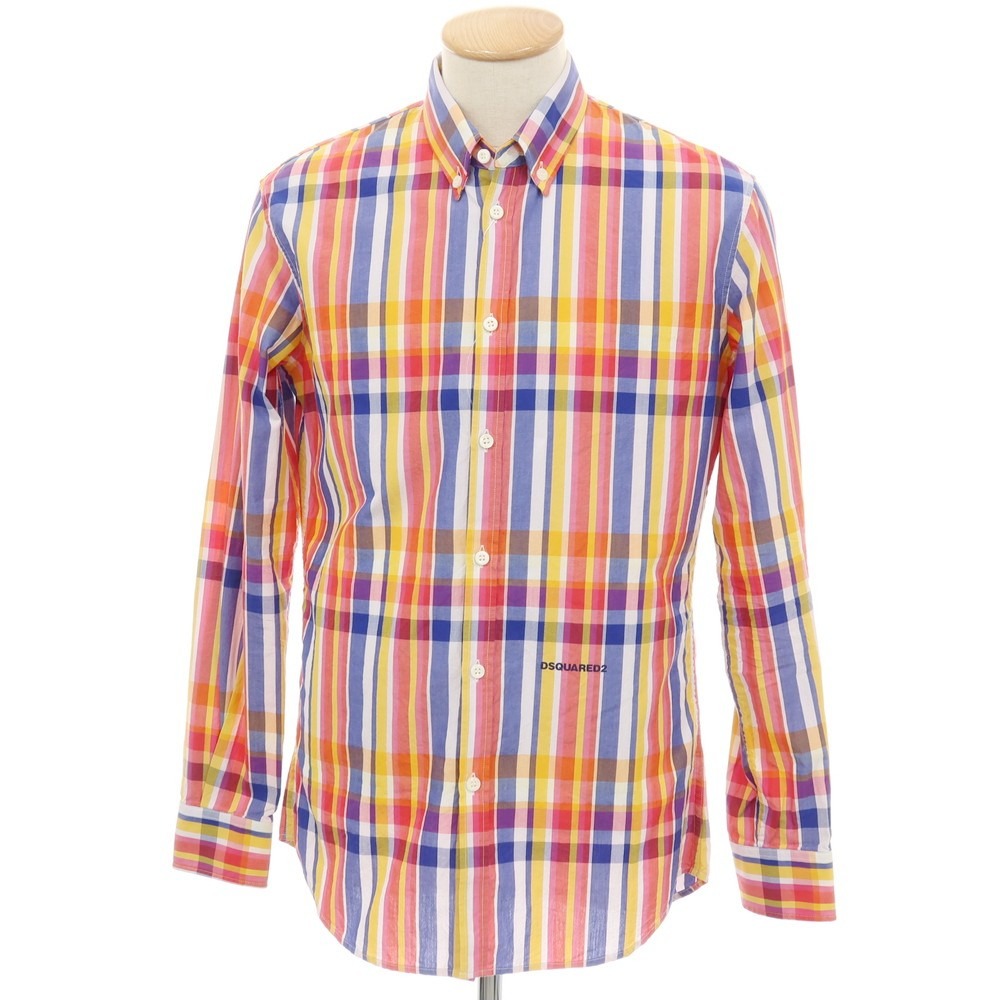 【SALE10%OFF/返品不可】【新品】ディースクエアード DSQUARED2 綿織物 読み合わせる 名取り草落ち込む 心地好いティーシャツ サクラ色x米国海軍【大いさ44】【S/S/A/W】【物質の状態序列付けるN】【メンズ】