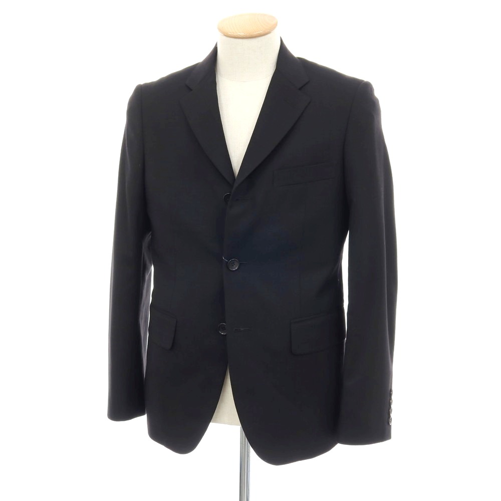 【SALE10%OFF/返品不可】【中古】コムデ給仕 オムドゥ COMME des GARCONS HOMME DEUX 2025年春夏 羊毛 3B テーラードジャケット 黒いこと【大きさXS】【S/S】【物質の状態価値づけるA】【メンズ】