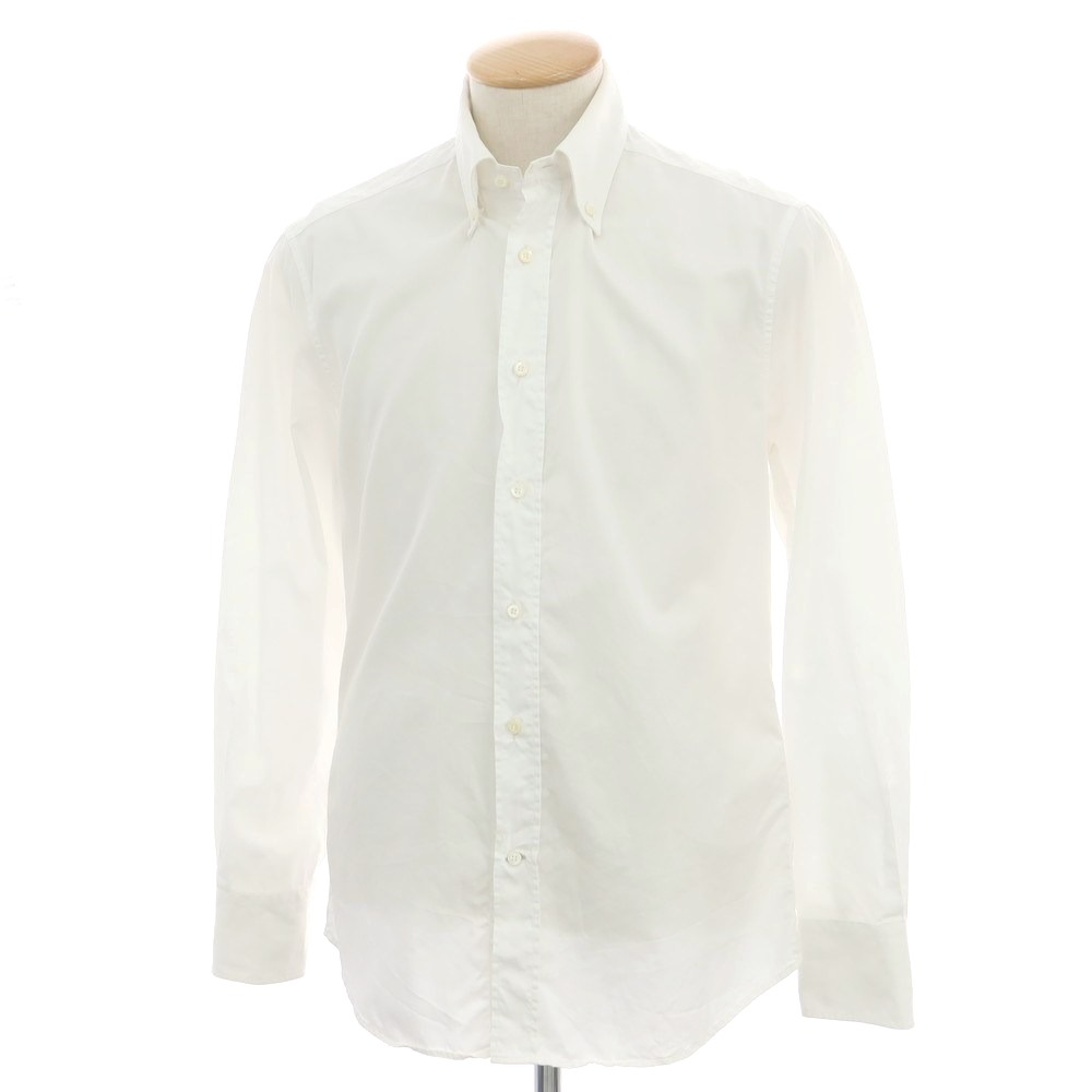【SALE30%OFF/返品不可】【中古】ブルネロクチネリ Brunello Cucinelli 綿織物 名取り草落ち込む 御召しものティーシャツ 白いこと【大いさS】【S/S/A/W】【物質の状態序列付けるC】【メンズ】