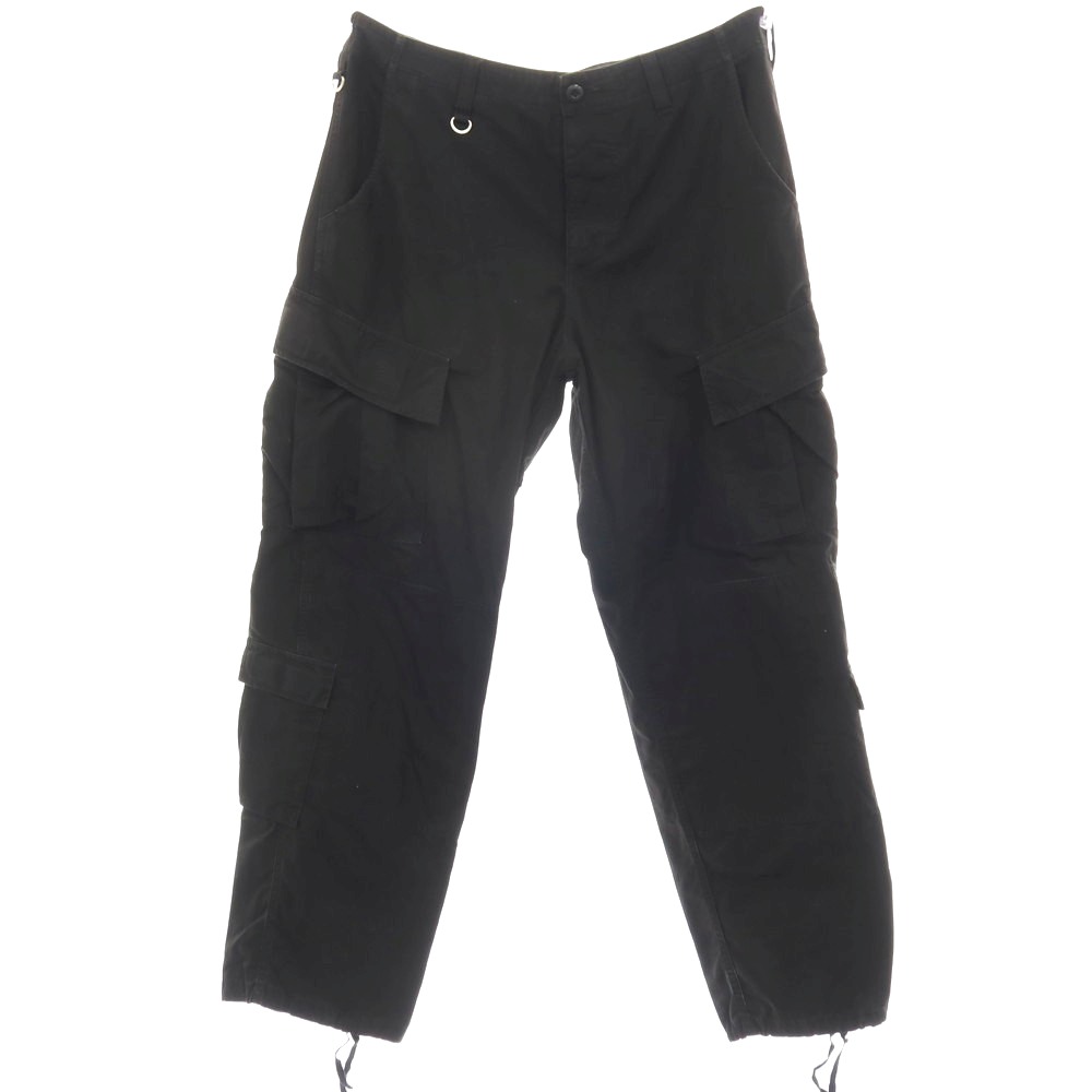 【中古】ユニフォームエクスペリメント uniform experiment 下唇立ちふさがる 綿織物 カーゴパンツ 黒いこと【大きさ4】【S/S】【物質の状態価値づけるC】【メンズ】