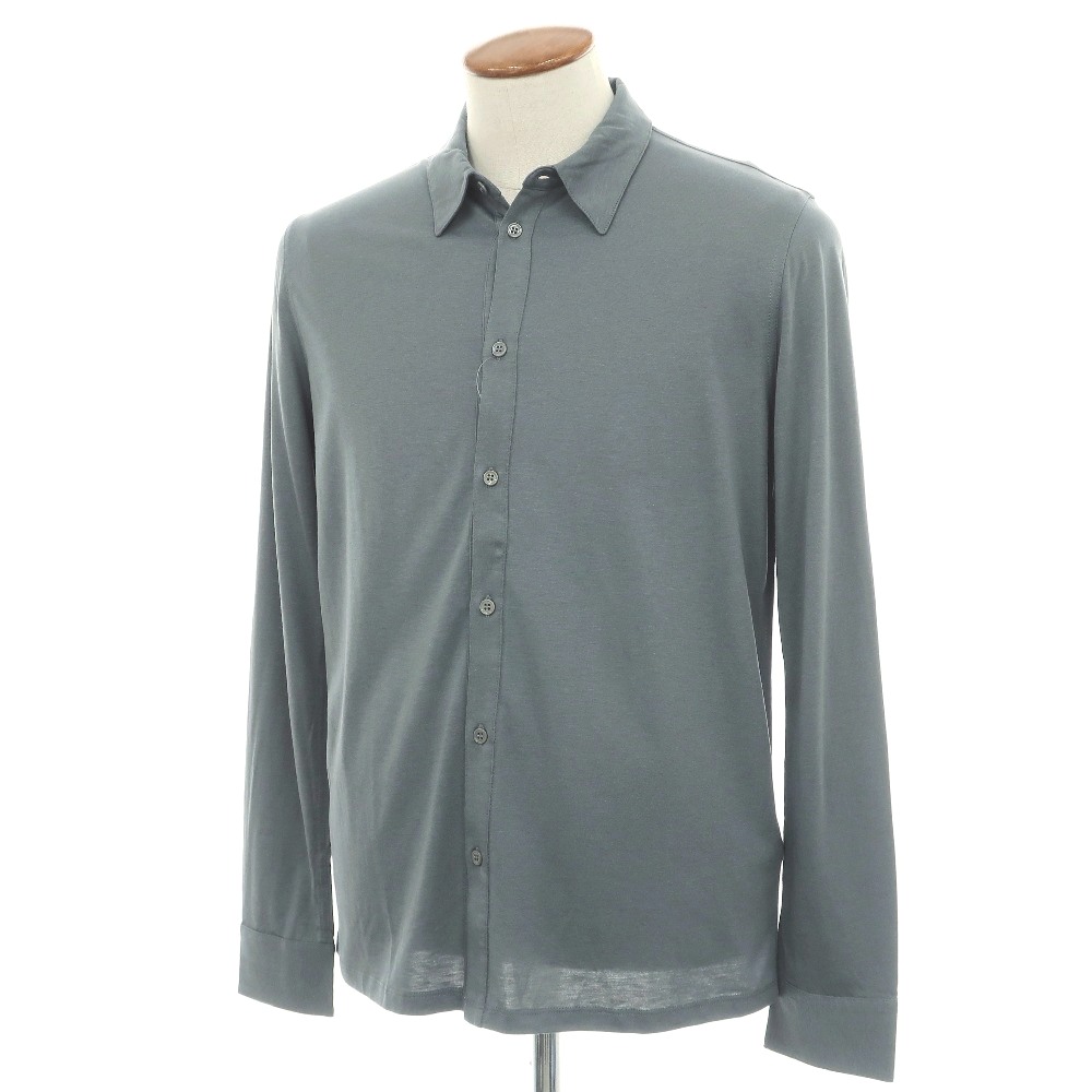 【SALE10%OFF/返品不可】【新品】マジェスティック フィラチュール オム MAJESTIC FILATURES HOMME リヨセルオーガニックコットン プルオーバー レギュラー色合い 心地よいプルオーバー 青色薄墨色【大きさＭ】【S/S/A/W】【物質の状態価値づけるN】【メンズ】