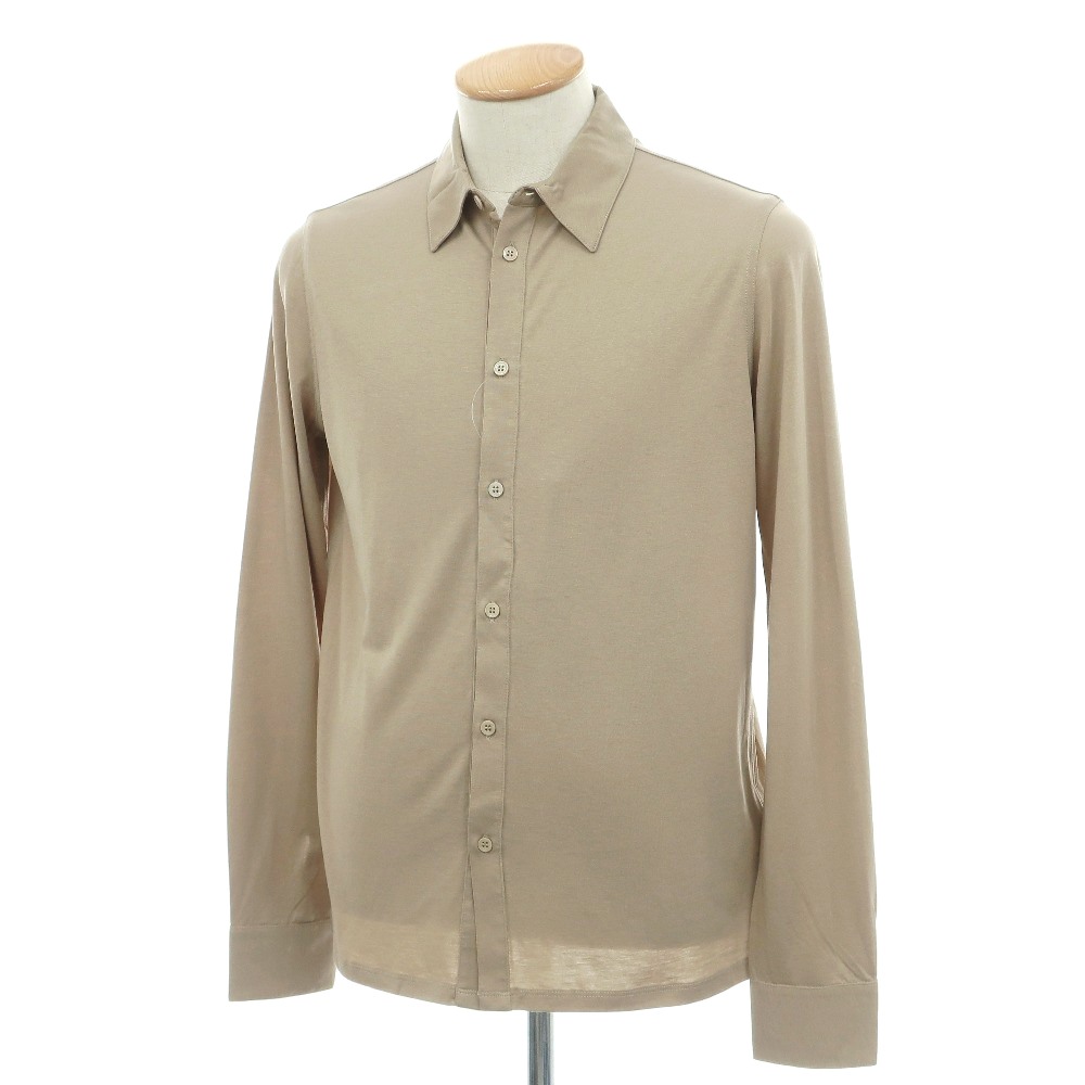 【SALE10%OFF/返品不可】【新品】マジェスティック フィラチュール オム MAJESTIC FILATURES HOMME リヨセルオーガニックコットン プルオーバー レギュラー色合い 心地よいプルオーバー うす暗いベージュ【大きさＳ】【S/S/A/W】【物質の状態価値づけるN】【メンズ】