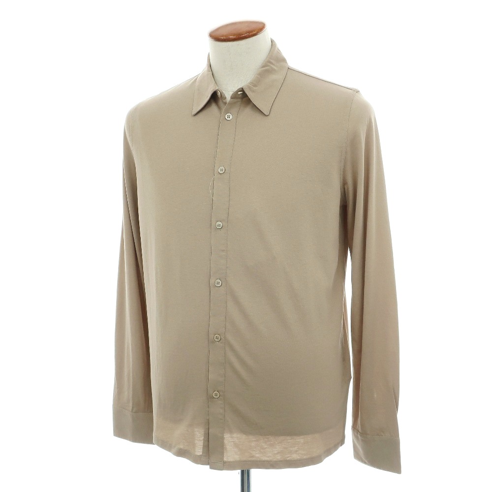 【SALE10%OFF/返品不可】【新品】マジェスティック フィラチュール オム MAJESTIC FILATURES HOMME リヨセルオーガニックコットン プルオーバー レギュラー色合い 心地よいプルオーバー うす暗いベージュ【大きさＭ】【S/S/A/W】【物質の状態価値づけるN】【メンズ】