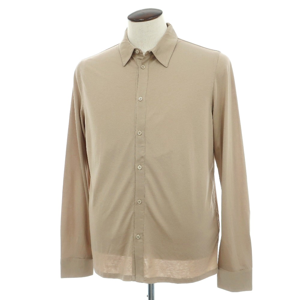 【SALE10%OFF/返品不可】【新品】マジェスティック フィラチュール オム MAJESTIC FILATURES HOMME リヨセルオーガニックコットン プルオーバー レギュラー色合い 心地よいプルオーバー うす暗いベージュ【大きさＬ】【S/S/A/W】【物質の状態価値づけるN】【メンズ】