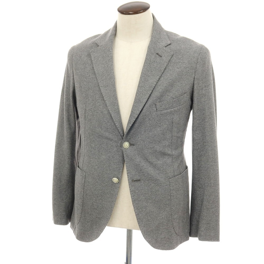 【中古】バルバ BARBA DYNAMIC 綿織物 2B テーラードジャケット 薄墨色xともし火薄墨色【大いさ50】【S/S】【物質の状態序列付けるB】【メンズ】