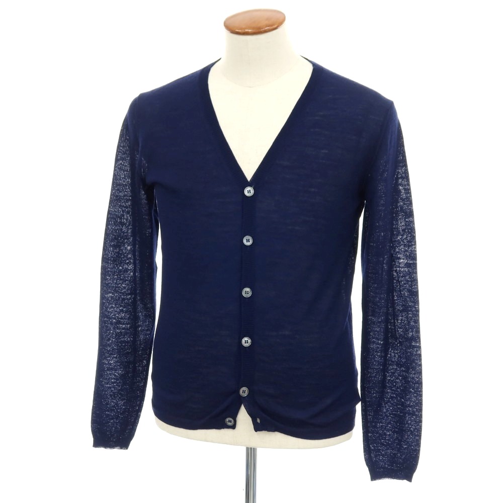 【中古】ザノーネ ZANONE 内燃機関羊毛 ジレー ライトネイビー【大きさ46】【S/S】【物質の状態序列付けるC】【メンズ】
