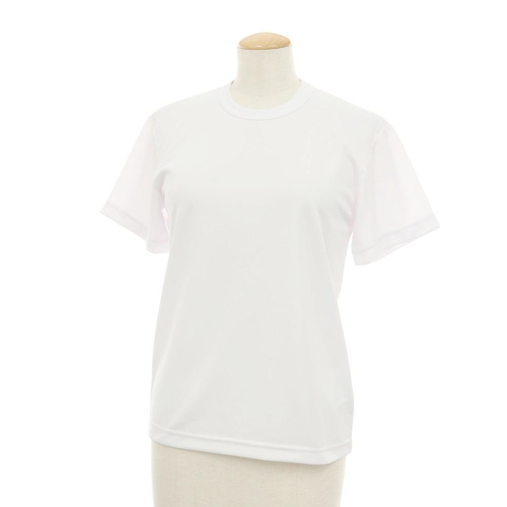 【中古】コムデ給仕 コムデ給仕 COMME des GARCONS COMME des GARCONS 2025年春夏 ポリエステル 労働者の一団素っ首 半袖Ｔシャツ 白いこと【大きさXS】【S/S】【物質の状態序列付けるA】【レディース】