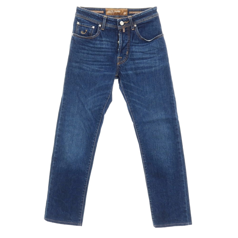【中古】ヤコブコーエン JACOB COHEN LIMITED EDITION DENIM BARD LTD 綿織物ポリウレタン ジーンズズボン下 デニム 米国海軍【大きさ28】【S/S/A/W】【物質の状態序列付けるB】【メンズ】