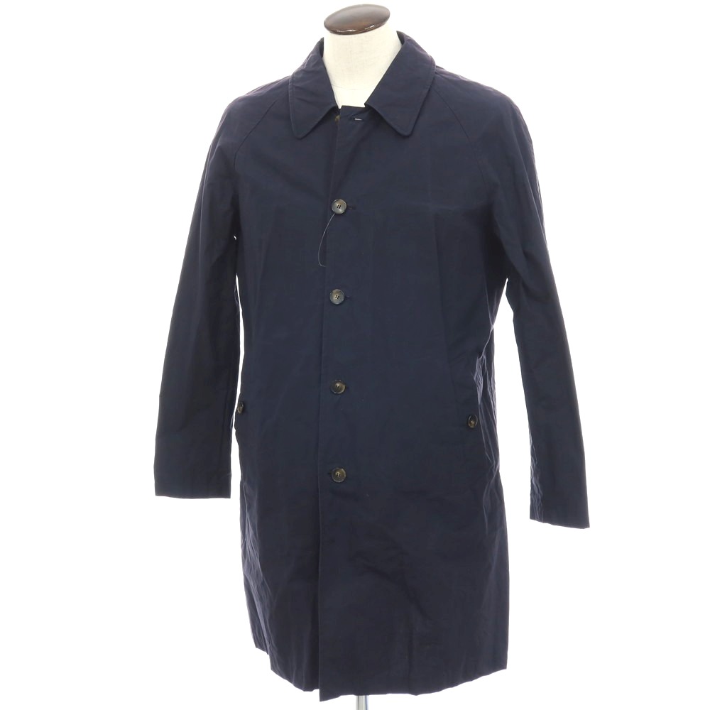 【新品逃げ道】リンペルメアビレ l’impermeabile NEW DEAN 蝋涙綿織物 ステンカラー厚地の外套 米国海軍【大きさ54】【S/S】【物質の状態価値づけるN-】【メンズ】