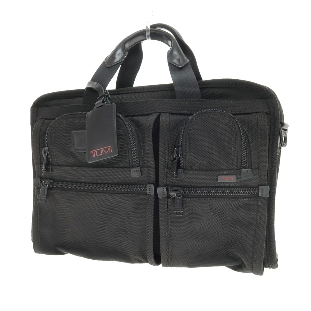 【SALE10%OFF/返品不可】【中古】トゥミ TUMI 26109DH バリスティックナイロン×なめし革 ブリーフ入れもの 黒いこと【W43xH31xD10】【S/S/A/W】【物質の状態価値づけるB】【メンズ】
