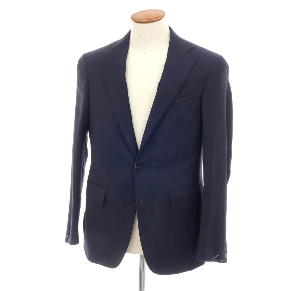 【SALE10%OFF/返品不可】【新品】カナーリ CANALI 羊毛 2B テーラードジャケット 米国海軍【大いさ46】【S/S/A/W】【物質の状態序列付けるN】【メンズ】