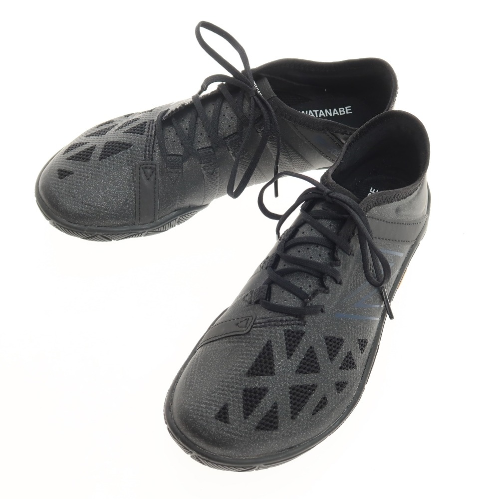 【中古】【未当て嵌める】ジュンヤワタナベ JUNYA WATANABE UX200LWW × New Balance 2025年春夏 練りあわせる衣料繊維 スニーカー 黒いこと【大きさ22】【S/S/A/W】【物質の状態序列付けるS】【レディース】