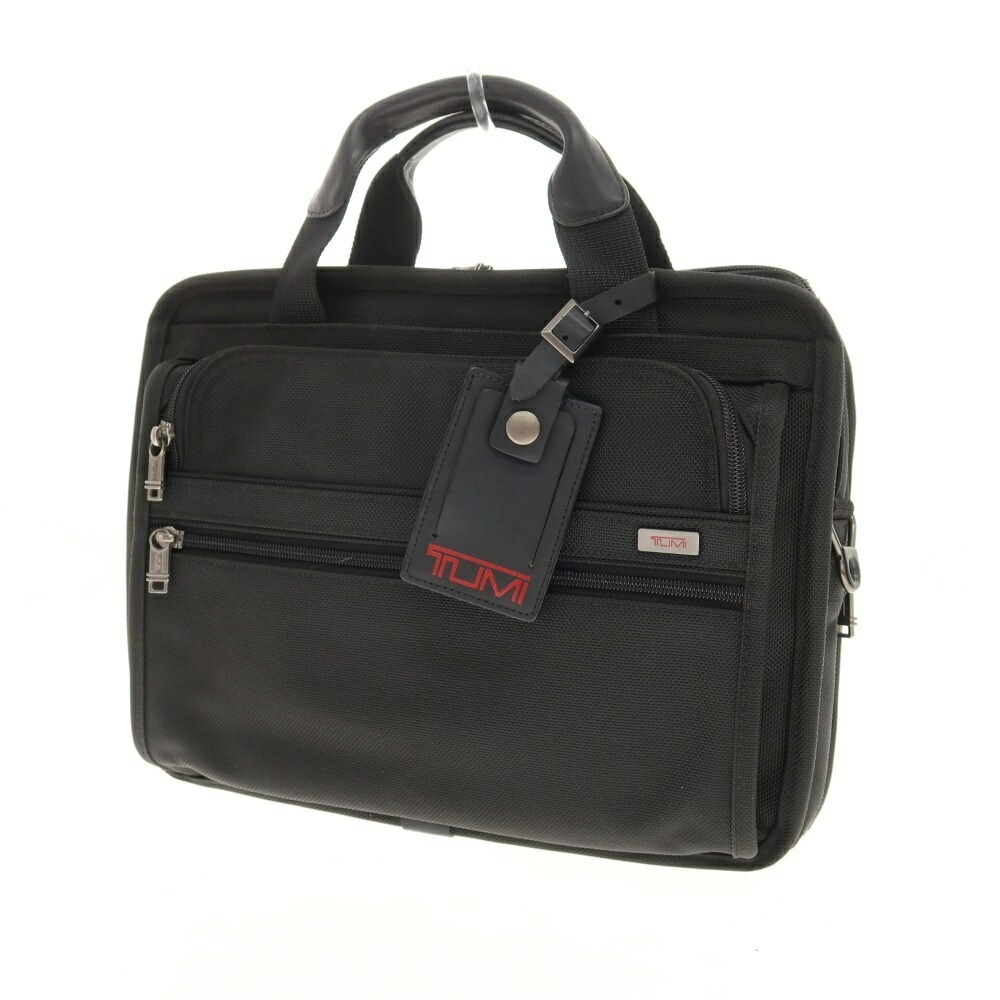 【中古】トゥミ TUMI 26021D4 ナイロン ブリーフ入れもの 黒いこと【WxH28】【S/S/A/W】【物質の状態序列付けるC】【メンズ】