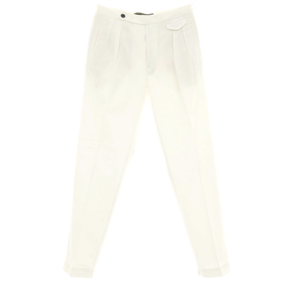 【SALE10%OFF/返品不可】【中古】インコテックス スラックス INCOTEX SLACKS ツイルコットン カジュアルスラックスパンツ 白いこと【大きさ32】【S/S】【物質の状態位置づけるB】【メンズ】