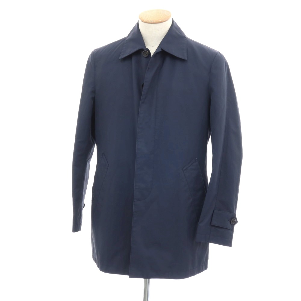 【中古】極点スミス寄せあわせ PAUL SMITH COLLECTION 綿織物ナイロン ステンカラー厚地の外套 米国海軍【大いさS】【S/S/A/W】【物質の状態序列付けるC】【メンズ】