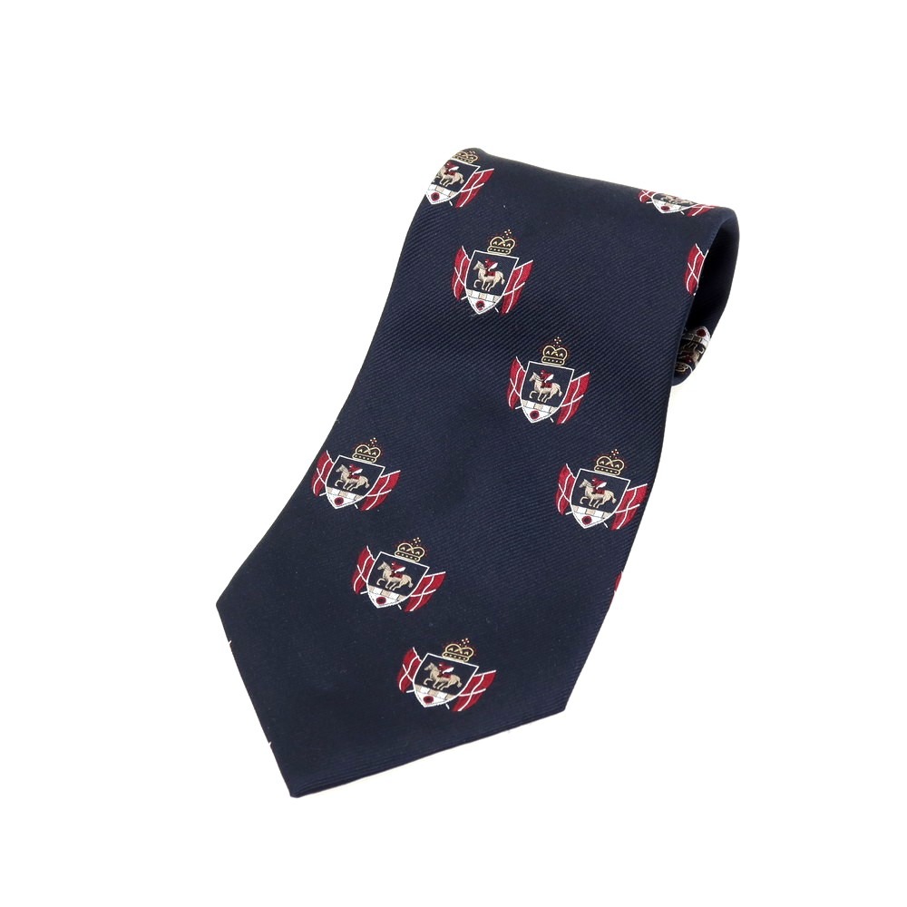 【SALE10%OFF/返品不可】【中古】ジュンヤワタナベ マン JUNYA WATANABE MAN 2025年秋冬 地絹 小紋表象柄タイ ダークネイビー【S/S/A/W】【物質の状態位置づけるA】【メンズ】