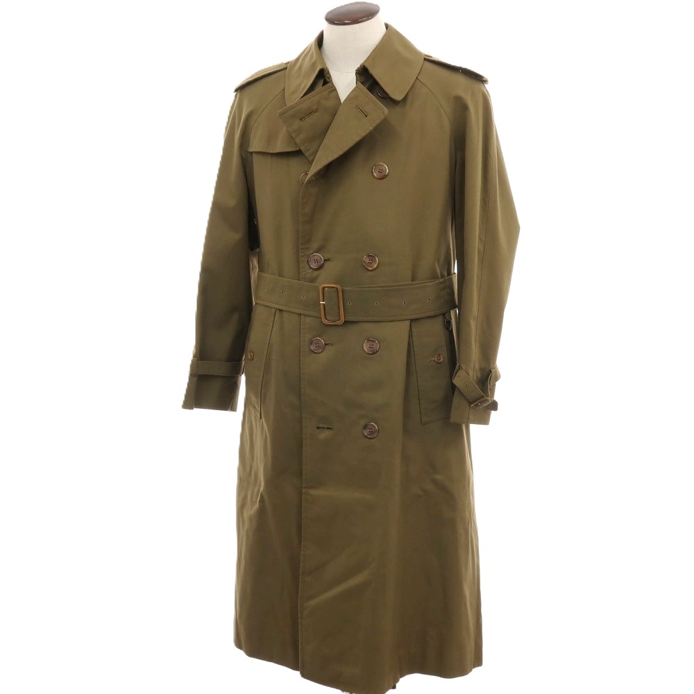 【中古】グレンフェル GRENFELL ポリエステルコットン トレンチコート カーキ【サイズ40】【S/S】【状態ランクC】【メンズ】[BPD]｜リタリオリブロ