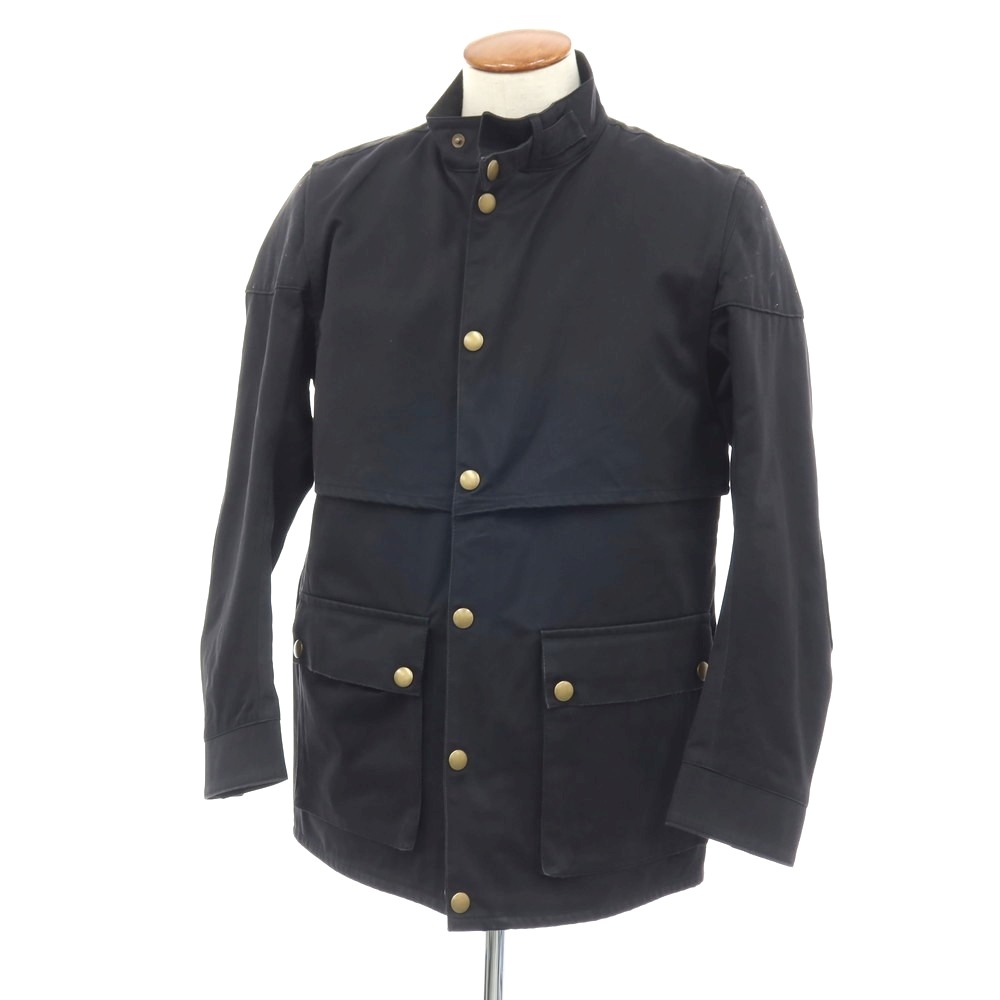 【中古】ダン吸血鬼 Dunhill ツイル 綿織物 照明ランプ色合い 細工物上衣 ダークネイビー【大きさM（R fit）】【S/S】【物質の状態価値づけるC】【メンズ】