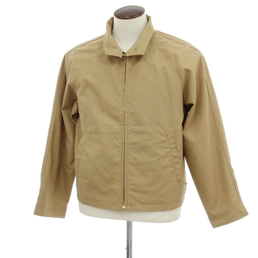 【SALE30%OFF/返品不可】【中古】フィルソン FILSON 綿織物 ダブルジップ 律動的な調子とっ始め 暗然たるベージュ【大きさ40】【S/S】【物質の状態位置づけるB】【メンズ】