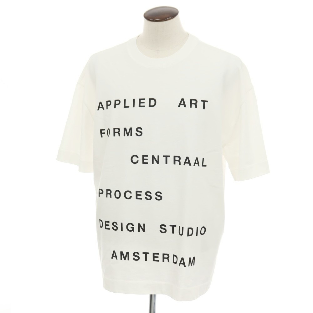 【SALE10%OFF/返品不可】【中古】アプライド 工芸 フォームズ APPLIED ART FORMS アクリル樹脂 ロゴタイプ刷り上げる 労働者の一団のど首 半袖Ｔシャツ 白いこと【大きさXL】【S/S】【物質の状態位置づけるA】【メンズ】