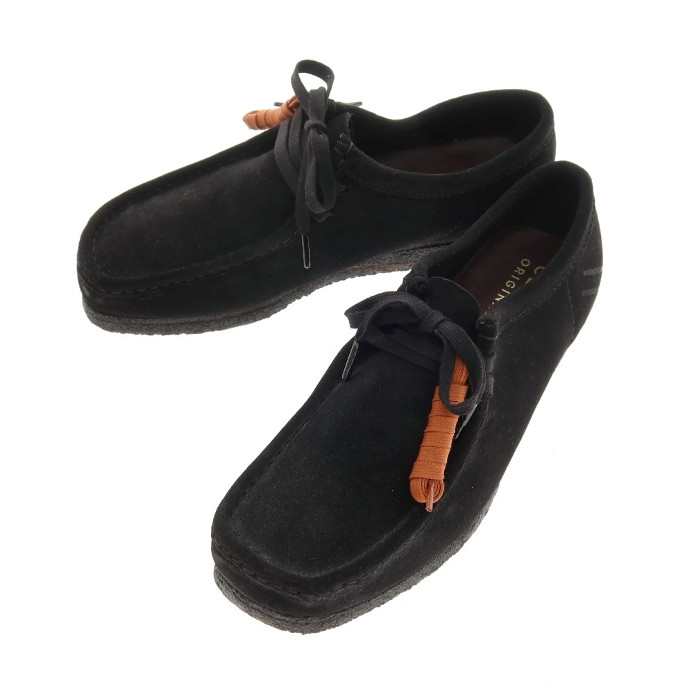 【中古】サタデーズ ニューヨーク州シティ Saturdays NYC スエードクロス × CLARKS ブーツ 黒いこと【大きさUK7】【S/S/A/W】【物質の状態位置づけるA】【メンズ】