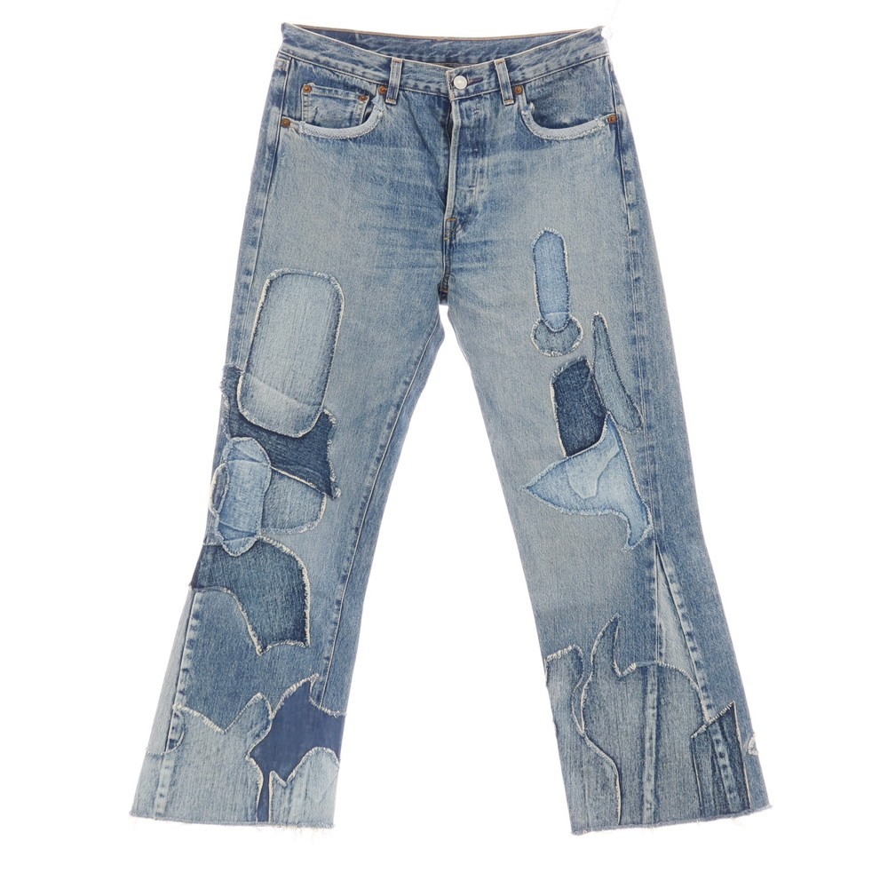 【中古】リーバイスビンテージクロージング LEVI\u0027S VINTAGE CLOTHING 1966ひな形 501 太陽フレア影ぼうし ジーンズズボン下 デニム 青碧【大きさ31】【S/S/A/W】【物質の状態位置づけるB】【メンズ】