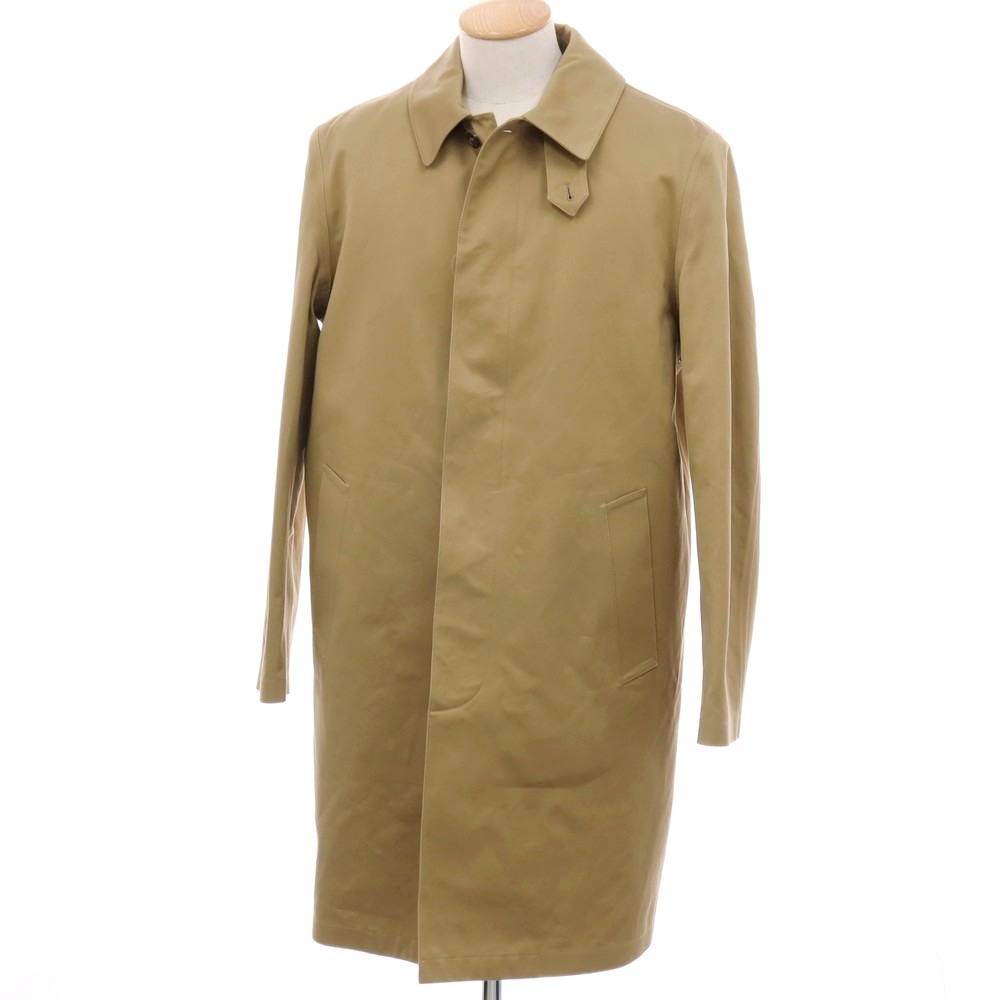 【SALE10%OFF/返品不可】【中古】サンローラン SAINT LAURENT ツイルコットン ステンカラーコート ベージュ【サイズ44】【S/S/A/W】【状態ランクA】【メンズ】[APD]｜リタリオリブロ