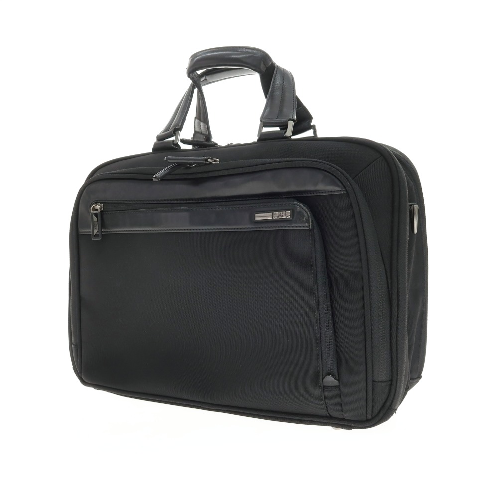 【中古】ゼロハリバートン ZERO HALLIBURTON ナイロン ブリーフ入れもの 黒いこと【WxH30.5xD13】【S/S/A/W】【物質の状態序列付けるB】【メンズ】
