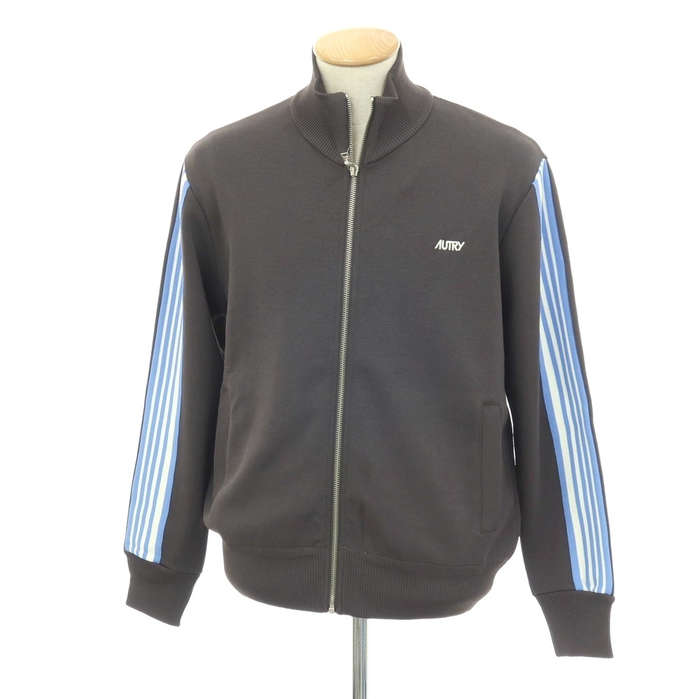 【新品】オートリー AUTRY JACKET MAIN MAN KNIT ジップアップ 編み物 ティーシャツ 薄墨色【大きさＳ】【S/S】【物質の状態位置づけるN】【メンズ】