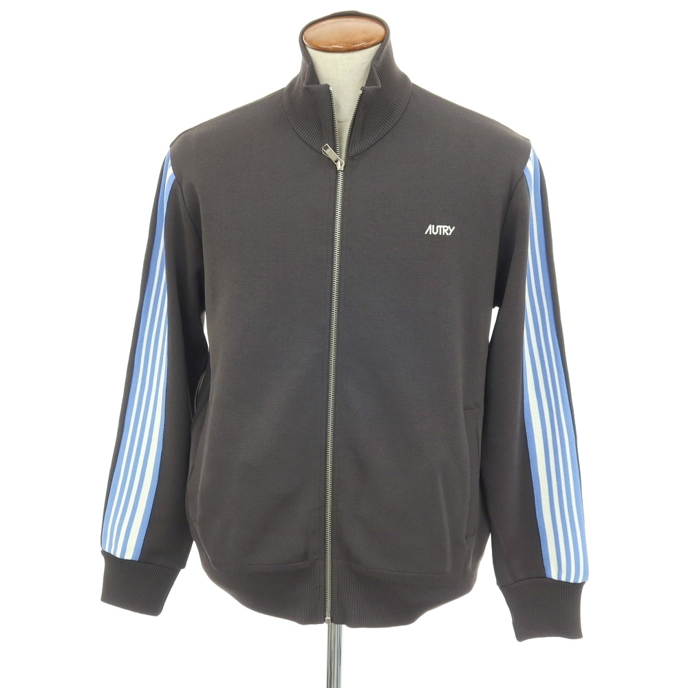 【新品】オートリー AUTRY JACKET MAIN MAN KNIT ジップアップ 編み物 ティーシャツ 薄墨色【大きさＭ】【S/S】【物質の状態位置づけるN】【メンズ】
