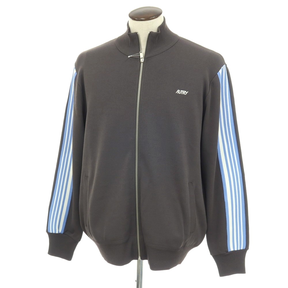 【新品】オートリー AUTRY JACKET MAIN MAN KNIT ジップアップ 編み物 ティーシャツ 薄墨色【大きさXXL】【S/S】【物質の状態位置づけるN】【メンズ】