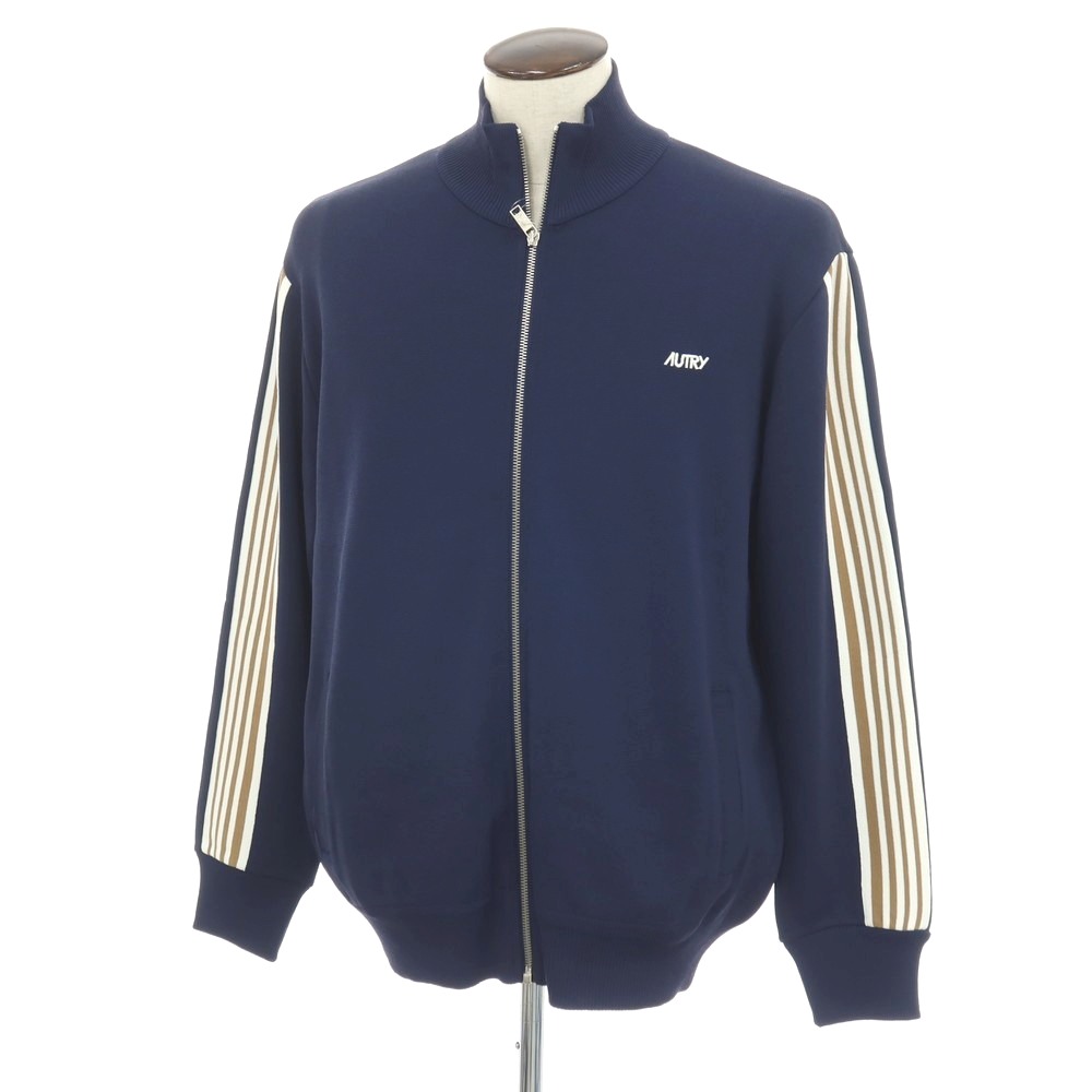 【新品】オートリー AUTRY JACKET MAIN MAN KNIT ジップアップ 編み物 ティーシャツ 米国海軍【大きさXXL】【S/S】【物質の状態位置づけるN】【メンズ】