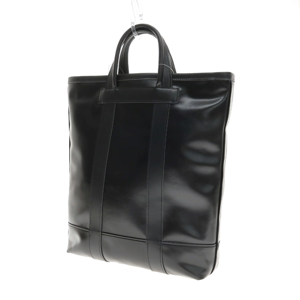 【SALE10%OFF/返品不可】【中古】コムデギャルソン オムドゥ COMME des GARCONS HOMME DEUX 2025年春夏 合成皮革 トートバッグ ブラック【WxH36.5xD8】【S/S/A/W】【状態ランクA】【メンズ】|リタリオリブロ