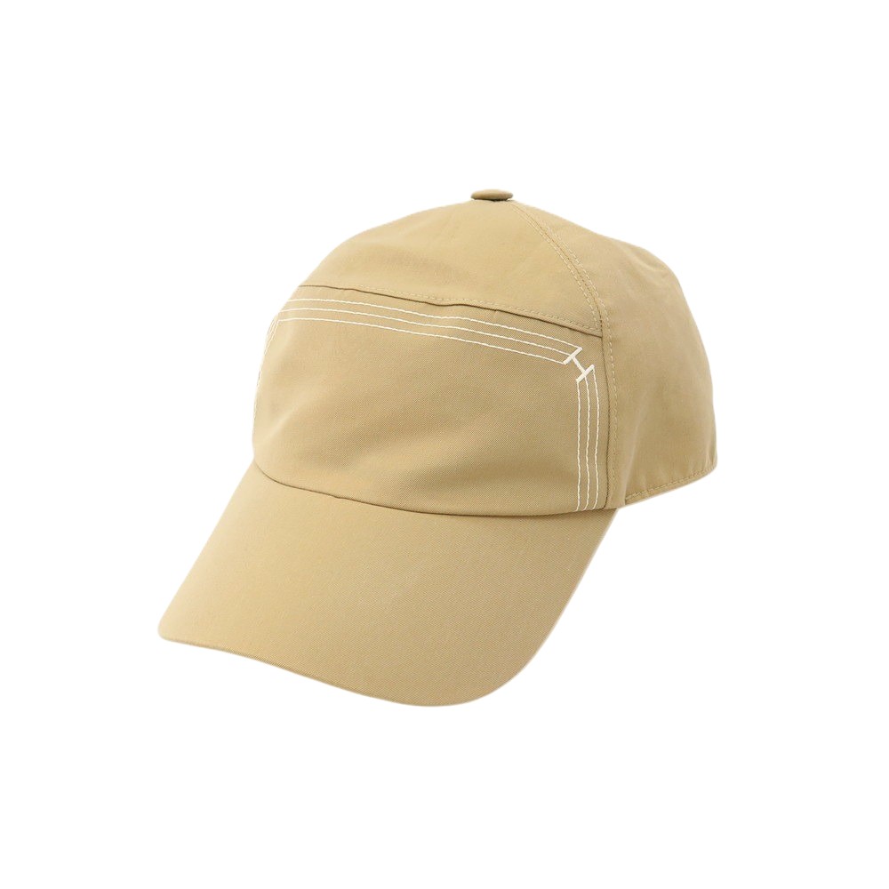 【中古】エルメス HERMES 綿織物 ネオジャンプステッチ 旗がしら 鳥打ち帽 ベージュ【大きさ59】【S/S/A/W】【物質の状態位置づけるC】【メンズ】