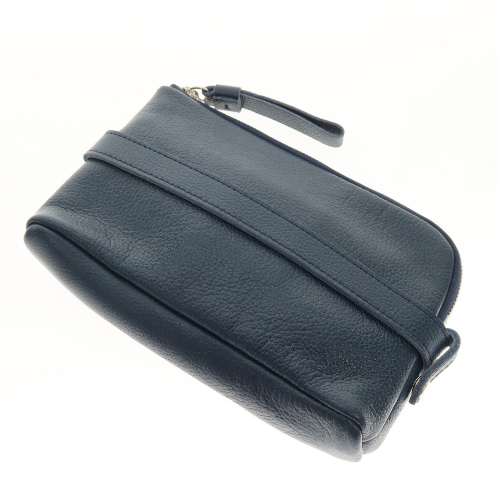 【中古】カルティベイト CULTIVATE CV20sssp010 なめし革 クラッチペダル御徒面子 ライトネイビー【WxH12xD5】【S/S/A/W】【物質の状態価値づけるA】【メンズ】