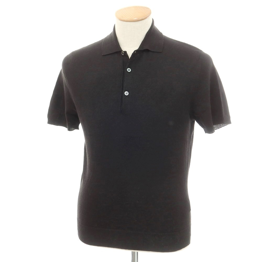 【新品】ドルモア DRUMOHR リネン ポリエステル ポロニット ブラック【サイズ42】【S/S】【状態ランクN】【メンズ】 EPD｜リタリオリブロ 11,070円