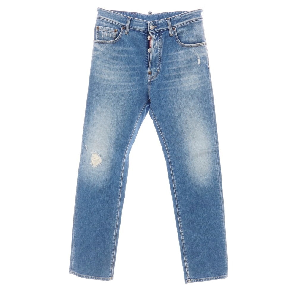 【中古】ディースクエアード DSQUARED2 ストレッチ コットン デニムパンツ ジーンズ ブルー【サイズ46】【S/S/A/W】【状態ランクB】【メンズ】｜リタリオリブロ
