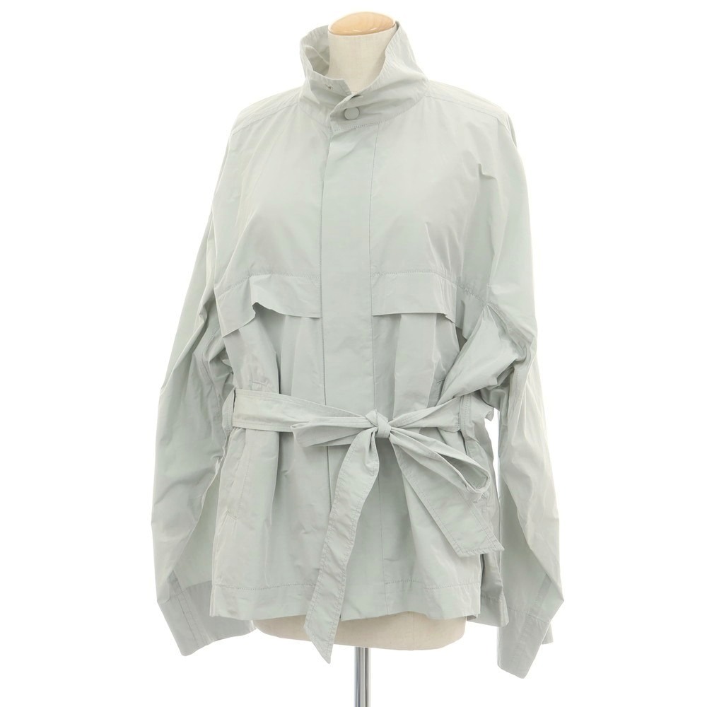 【SALE10%OFF/返品不可】【中古】イッセイミヤケ ISSEY MIYAKE 2025年春夏 ポリエステル系 スタンドカラー ジップアップ ブルゾン ライトブルーグレー【サイズ表記なし（L位）】【S/S】【状態ランクB】【レディース】[DPD]｜リタリオリブロ