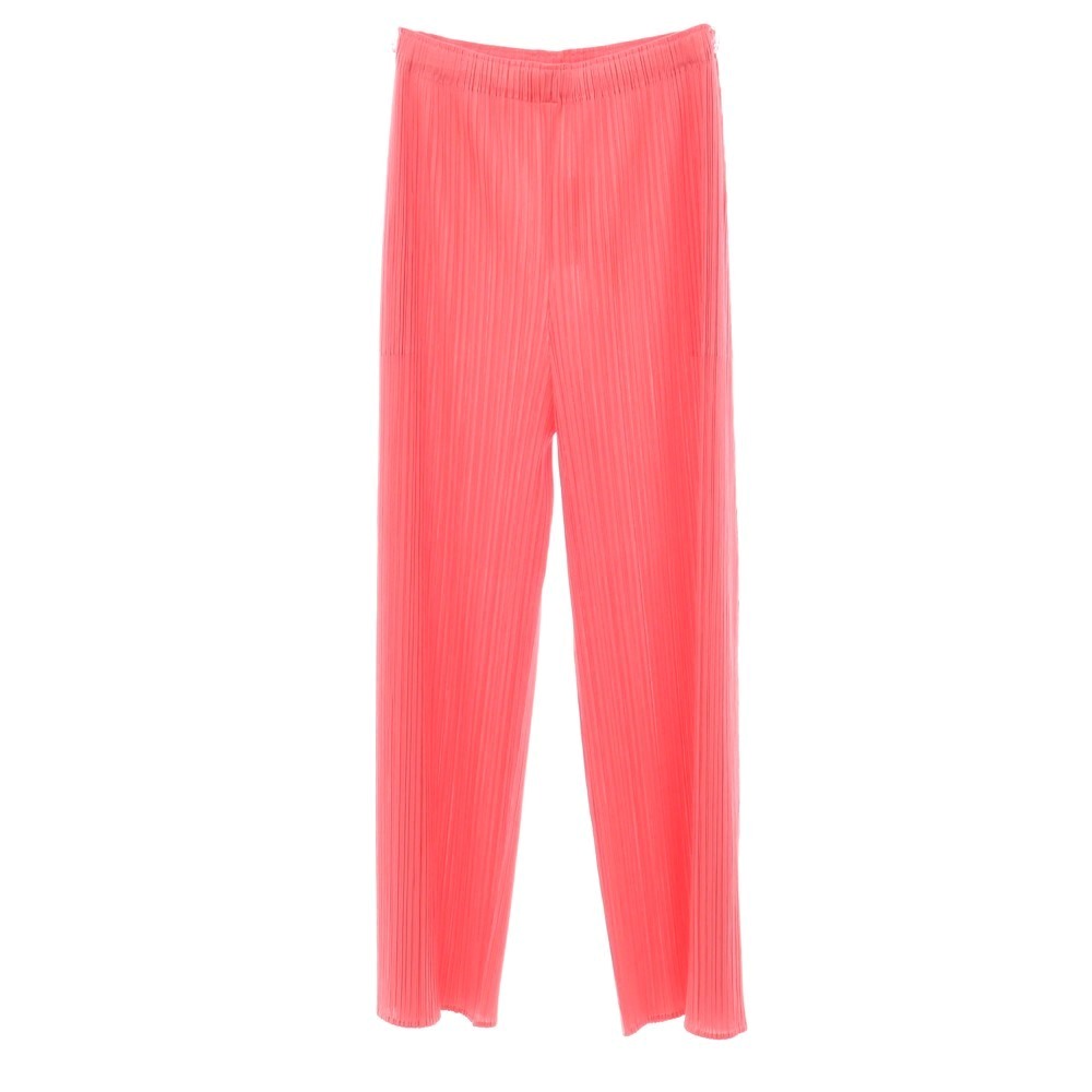 【中古】プリーツプリーズ PLEATS PLEASE 2026年春夏 プリーツ加工 イージーパンツ ピンク【サイズ表記なし(L位)】【S/S】【状態ランクA】【レディース】|リタリオリブロ