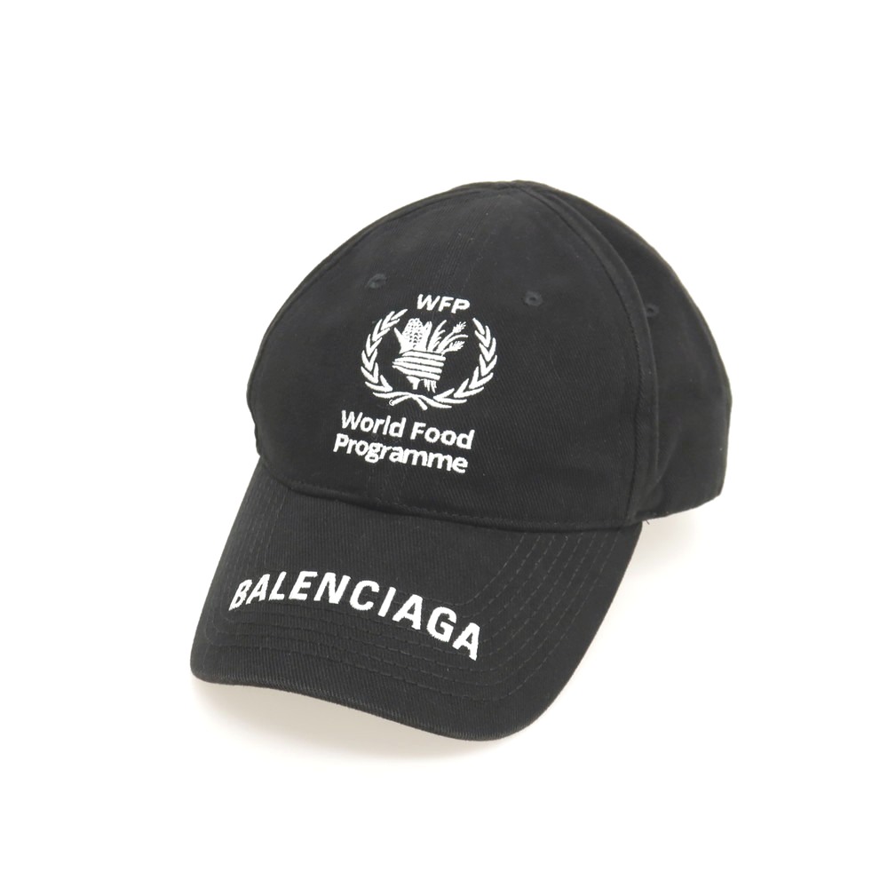 【中古】バレンシアガ BALENCIAGA コットン WFP CAP キャップ 帽子 ブラック【サイズL（59cm）】【S/S/A/W】【状態ランクA】【メンズ】｜リタリオリブロ 23,513円