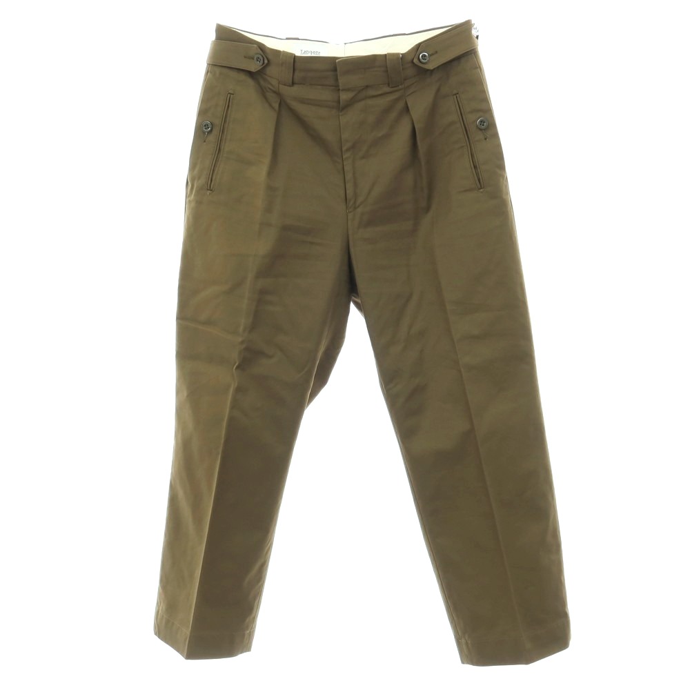 【中古】タンジェント Tangent コットン カジュアルスラックスパンツ オリーブ【サイズ48】【S/S】【状態ランクB】【メンズ】｜リタリオリブロ