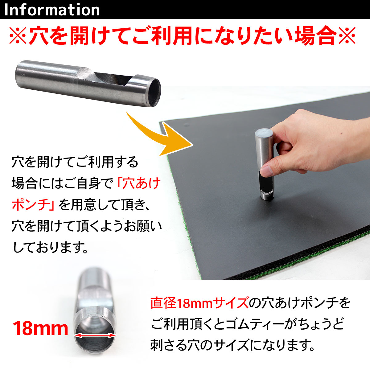 本格派ゴルフマット練習用大型人工芝TPR100×150cm単品