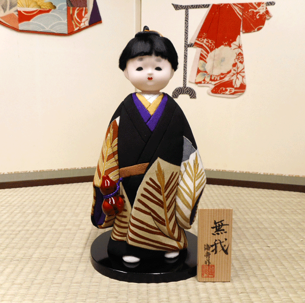 根付，木製 福の神 人形 2体セット 風神雷神の 風神人形 木製収納箱付き - メルカリ