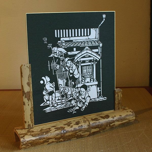 高級額入り紙切り絵　超大型タベストリ imgrc0072109282.jpg