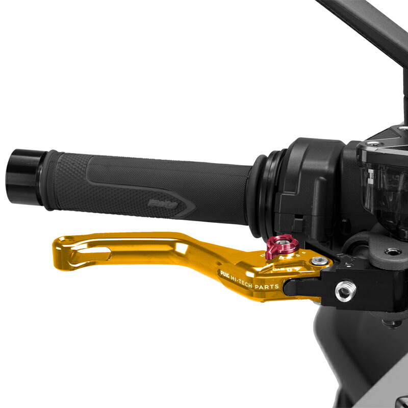 Puig 4130OR BRAKE LEVER 4.0.SHORT [GOLD/RED] （ショートタイプ） プーチ ブレーキレバー｜RAMBUTAN