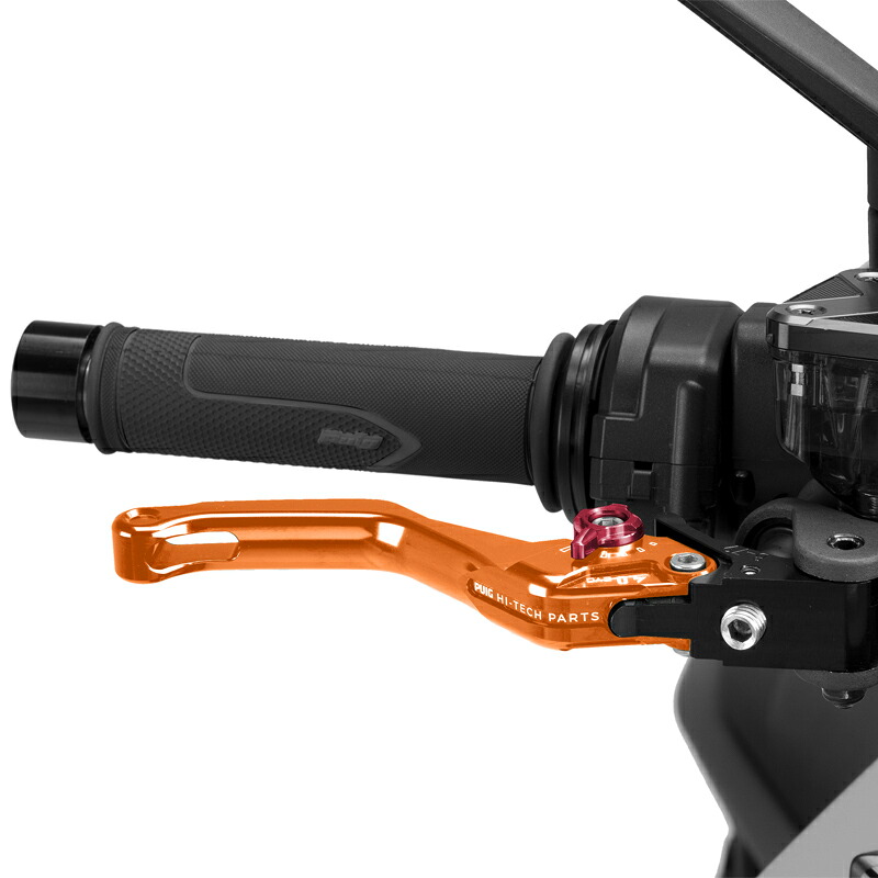 Puig 4130TR BRAKE LEVER 4.0.SHORT [ORANGE/RED] （ショートタイプ） プーチ ブレーキレバー｜RAMBUTAN