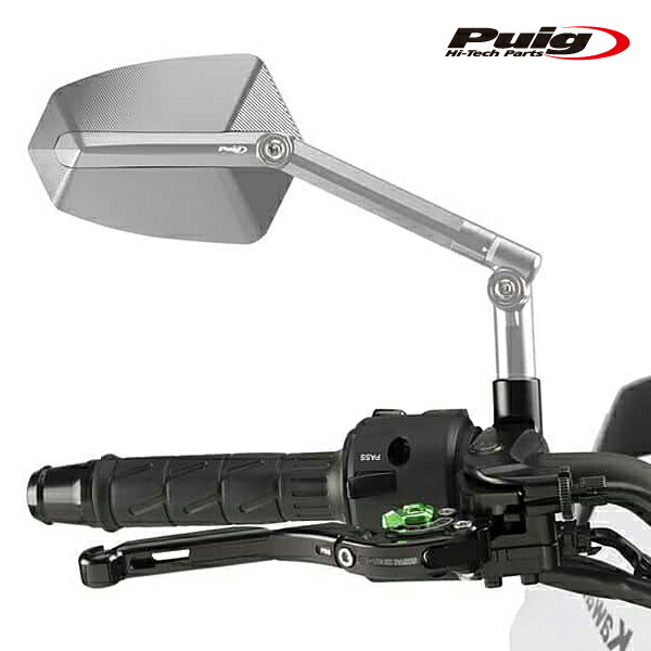 Puig 001-002DD HI-TECH GT MIRROR [SILVER] プーチ 汎用タイプミラー