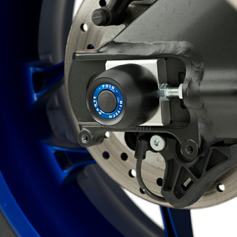 Puig 20033N PHB19 REAR AXLE SLIDER YAMAHA YZF-R1M (16-24) YZF-R1 (15-24) YZF-R1 RACE (24) MT-10 (16-25) プーチ スライダー パッド