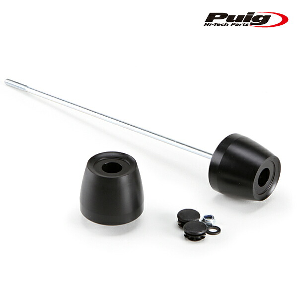 Puig 20100N PHB19 FRONT AXLE SLIDER TRIUMPH STREET TRIPLE 675 R (09-16) STREET TRIPLE 675 RX (15-16) プーチ スライダー パッド